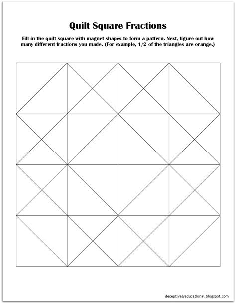 Square Templates for Quilting Relentlessly Fun Deceptively Educational ...