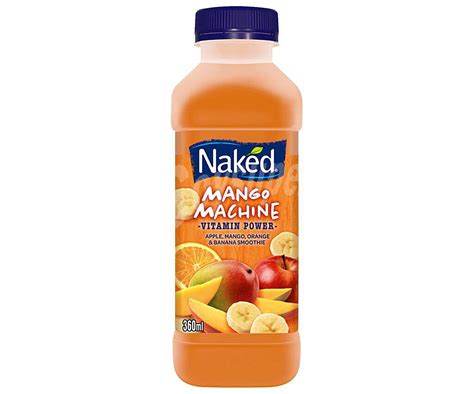 NAKED Mango Machine Smoothie Bebida De Fruta De Manzana Mango