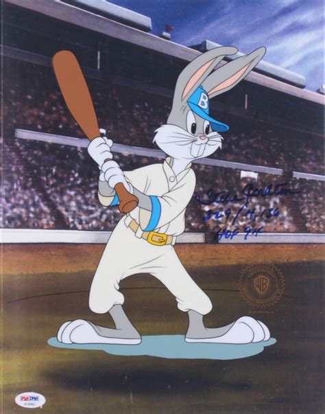 Steve Carlton Signed Bugs Bunny Le 11x14 Animation Serigraph Cel