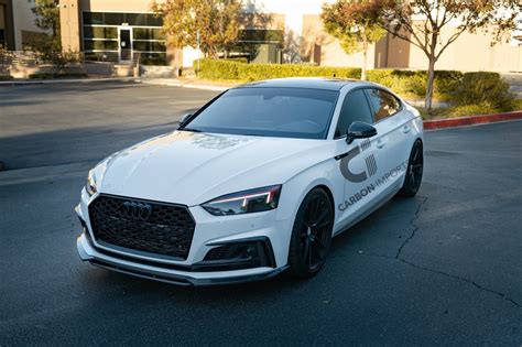 Audi A5 S5 2017 2019 B9 Carbon Fiber Front Lip Carbon Imports