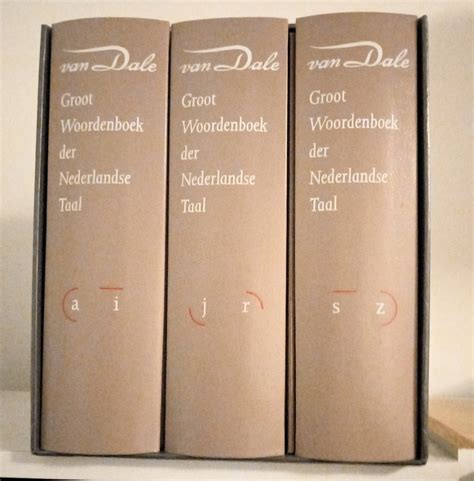 Van Dale Groot Woordenboek Der Nederlandse Taal E Dr Set