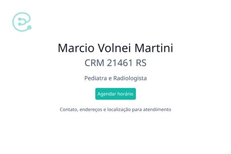 Marcio Volnei Martini Pediatra em Nova Candelária RS