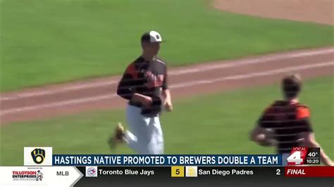 Hastings Native Mike Boeve Promoted To Brewers Double A Team YouTube