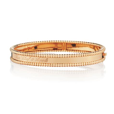 Van Cleef And Arpels Perlee Signature Bracelet In 18kt Rose Gold Vcar