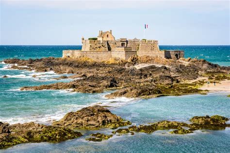 The Fort National Off The Walled City Of Saint Malo In Brittany France