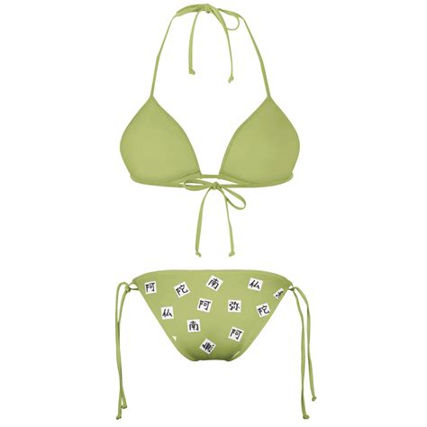 Akira Full Decals String Bikini For Women Animebape