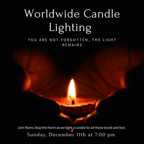 Worldwide Candle Lighting Event Healing Hearts Bereavement Support