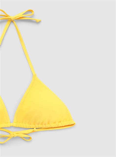 Reggiseno Bikini Laccetti Multiway Giallo Sole Acquista Online Terranova