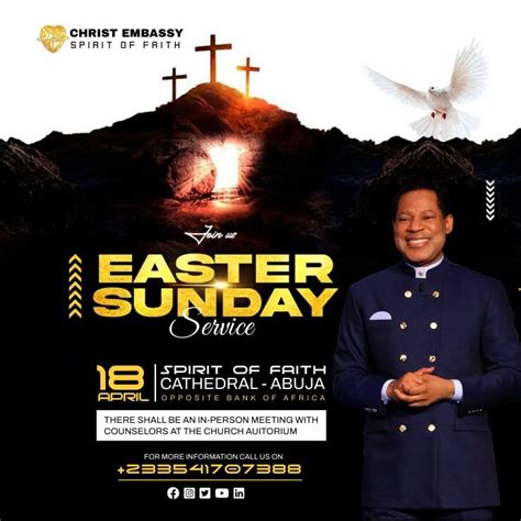 Easter Church Flyer Template | Church poster design, Easter poster ...