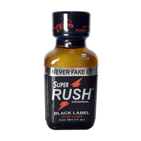 Super Rush Black Label 30ml American Solvents