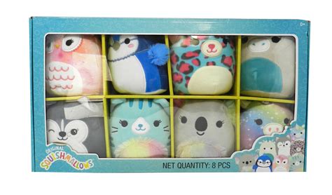 Kelly Toy Squishmallows 5 Inch Soft Hug Mini Plush 8 Pack Set