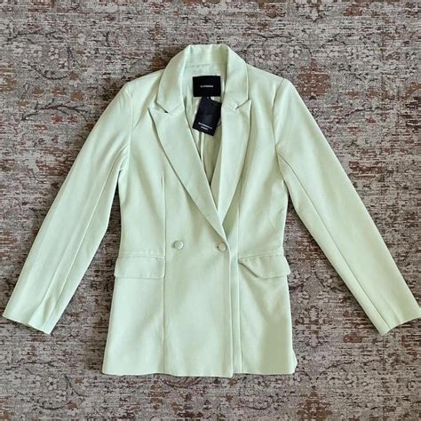 New Glassons Key Lime Pie Blazer Fits Oversized No Depop