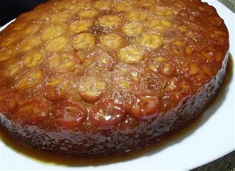 Bolo De Banana Caramelizada Bau Das Receitas