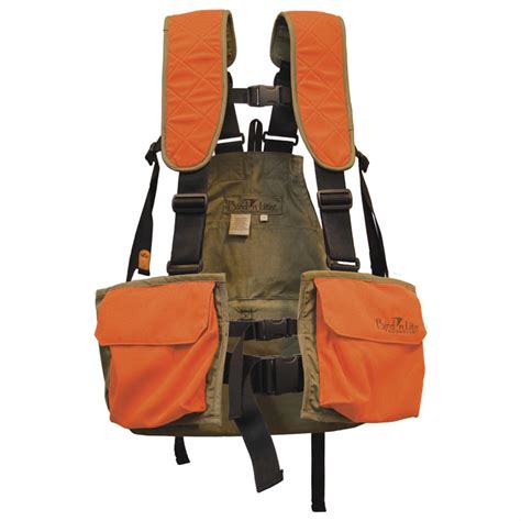 Pella® Birdn Lite™ Pro Model Upland Strap Vest Khaki Orange