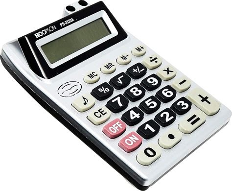 Calculadora De Mesa 8digitos Bateria Cinza Unidade Hoopson PS 3523A