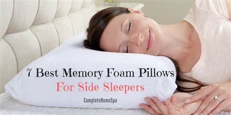 Memory Foam Side Sleeper Pillow | Twin Bedding Sets 2020