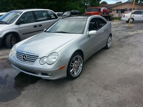 Find Used 2002 Mercedes Benz C230 Kompressor Coupe 2 Door 2 3l In Miami Florida United States