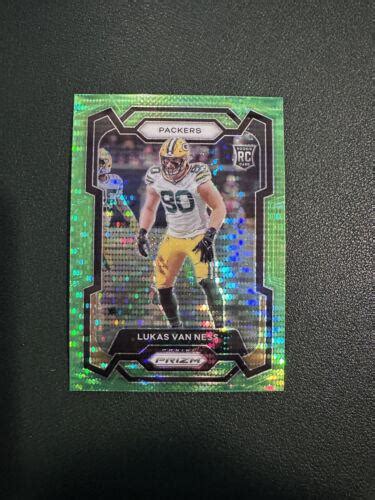 Lukas Van Ness Neon Green Pulsar Ungraded Panini Prizm