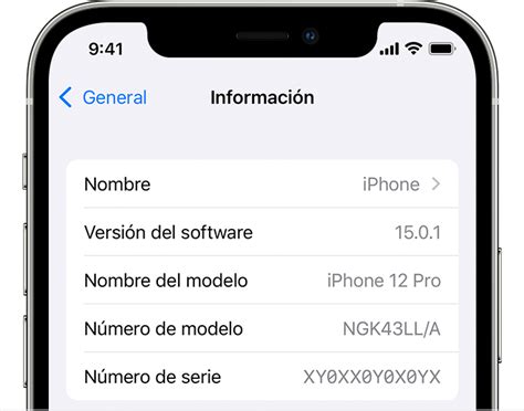 Encontrar el número de serie o IMEI en el iPhone iPad o iPod touch