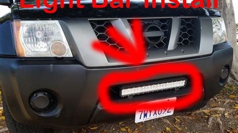 Light Bar Install On A Nissan Xterra Project X Pt Youtube