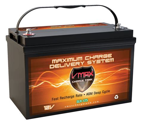 Buy VMAXTANKS SLR125 Solar Battery 12 Volt 125Ah Group 31 Battery For