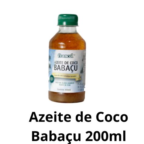 Azeite De Coco Baba U Ml Shopee Brasil