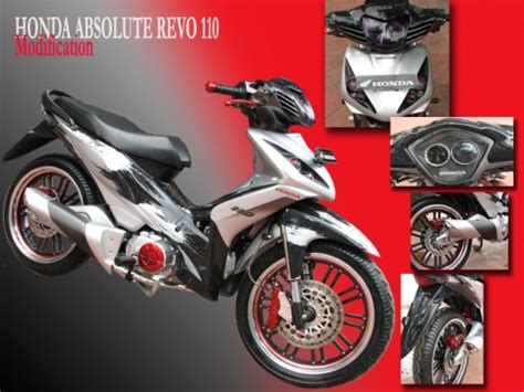 Cars Motors Modification Ini Dia HONDA REVO 110 CC Modifikasi Ala AHM