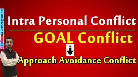 Approach Avoidance Conflict Goal Conflict Intra Personal Conflict