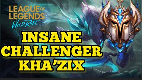 WILD RIFT CHALLENGER KHAZIX GAMEPLAY I PERFORMED BETTER THAN 100 OF