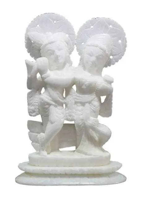 BRASS RADHA KRISHNA Krishna Radha Murti Idol Statue Sculpture 3 25