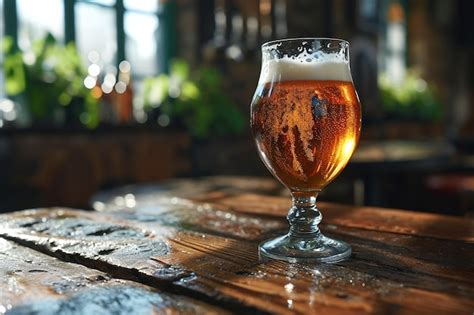 Premium AI Image | Glass shapes can enhance or change your beer drinking