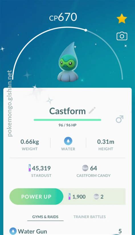 Castform Pokemon Go