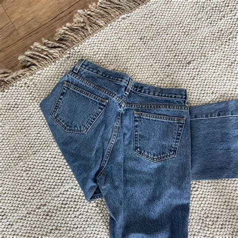 Y2k Early 2000s Vintage Gap Flare Jeans Blue Wash Depop