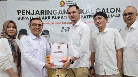 Resmi Daftar Bacabup Pilkada Sekretaris Dpc Gerindra Banyumas