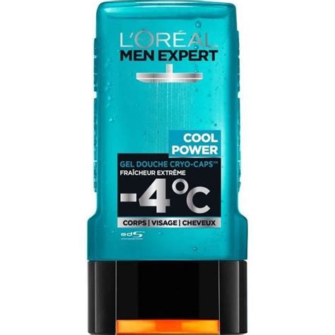 L Or Al Men Expert Cool Power Fraicheur Extreme Gel Douche Pour Homme