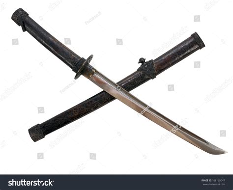 Samurai Short Sword Sword Sheath Isolated Stock Photo 168195047 ...