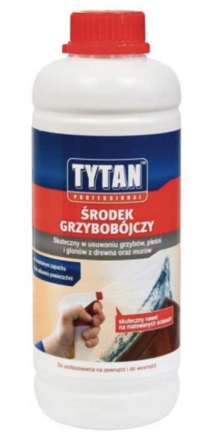 ŚRODEK GRZYBOBÓJCZY TYTAN PROFESSIONAL 1L ZWALCZA GRZYBY I PLEŚŃ