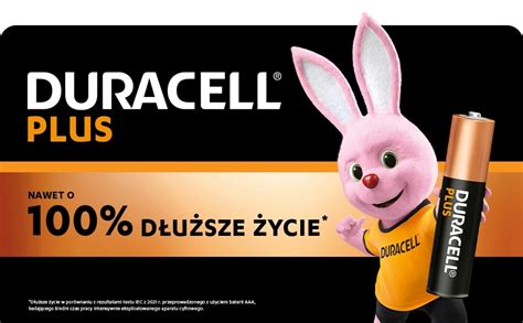 Duracell Plus Aaa Sztuk Baterie Alkaliczne V Nawet O