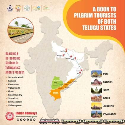 First Originating Bharat Gaurav Train From The Two Telugu States Of