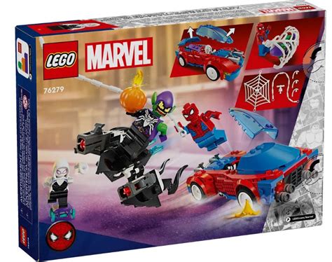 Lego® Marvel 76279 Spider Man Race Car And Venom Green Goblin Krazy Caterpillar