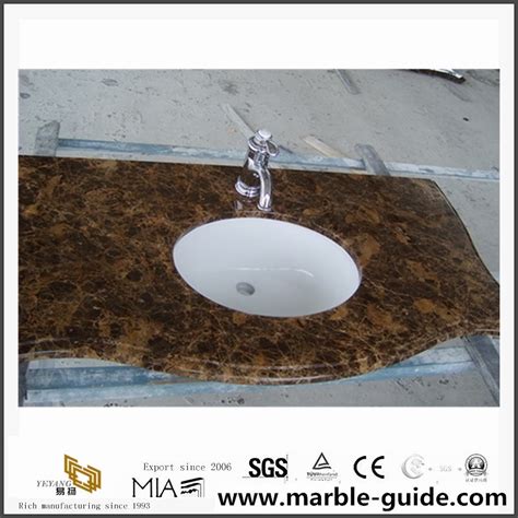 China Emperador Marble Bathroom Countertops Vanity Tops With Discount