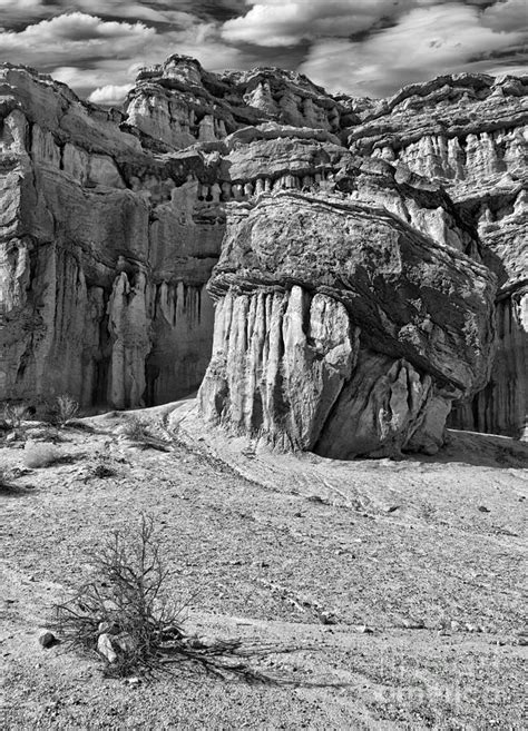 Rock Formation Landscape in Black and White Photograph by Leah McDaniel - Pixels