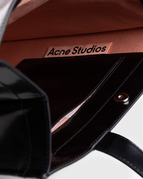 Acne Studios Logo Shoulder Tote Bag Black Highsnobiety Shop