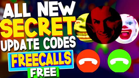 ALL NEW SECRET UPDATE CODES In DON T CALL AT 3AM CODES Don T Call