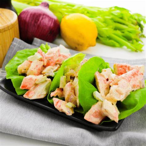 Easy Seafood Salad Recipe Midlife Healthy Living