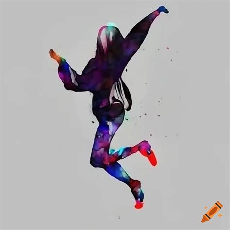 Woman Dancing In Hoodie On Craiyon