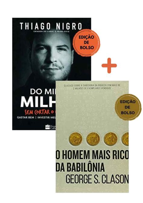 KIT LIVROS DO MIL AO MILHÃO O HOMEM MAIS RICO DA BABILONIA ED