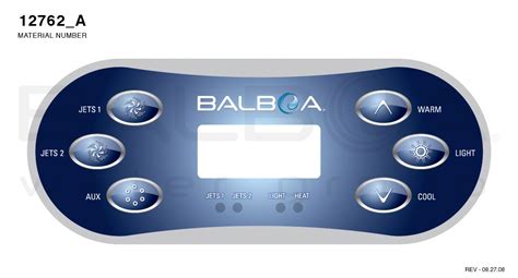 Balboa Panel TP600 ELEG Pools Spa