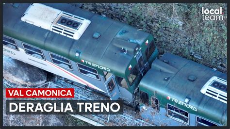 Treno Deraglia In Val Camonica L Incidente All Altezza Di Cedegolo