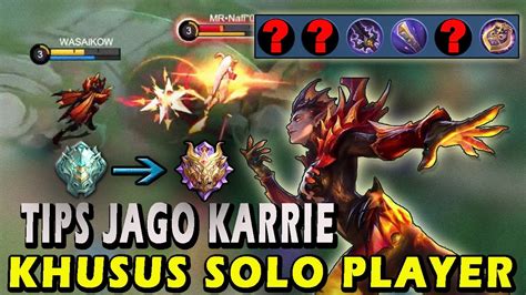 CARA MAIN KARRIE TERBARU BUILD EMBLEM DAN ITEM KARRIE TERSAKIT GAMEPLAY